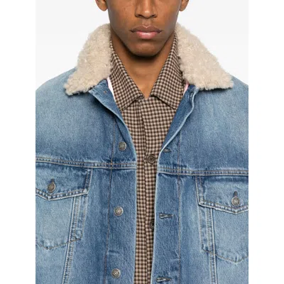 Acne Studios Long Sleeve Jacket In Blue