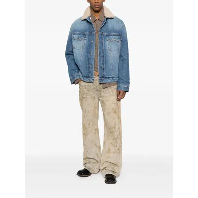 Acne Studios Long Sleeve Jacket In Blue
