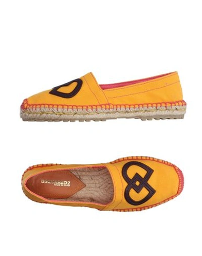 Dsquared2 Espadrilles In Orange