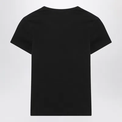 Diesel Slim-fit Stretch Cotton T-shirt With Metallic Oval D Logo In Brown