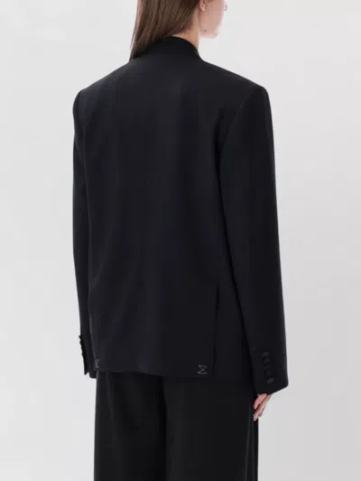 Dries Van Noten Sophisticated Wool Blend Jacket For Women In Black