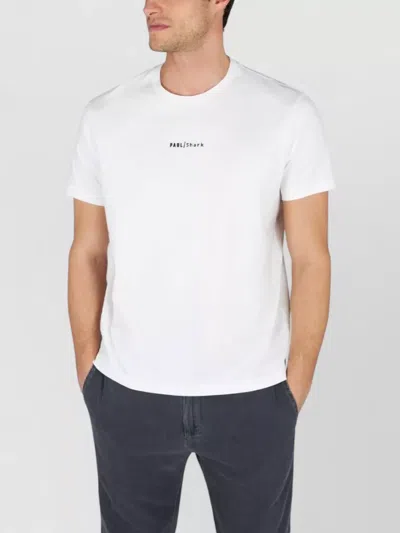 Paul & Shark Lightweight Cotton Jersey T-shirt With Print In White