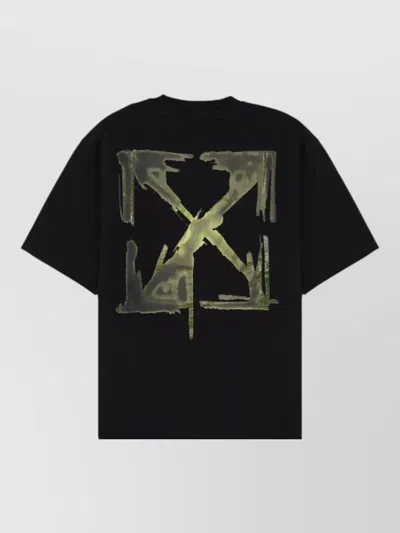 Off-white Men Black 3d Arrow Spray T-shirt, S Luxury T-shirts For Men Darveys