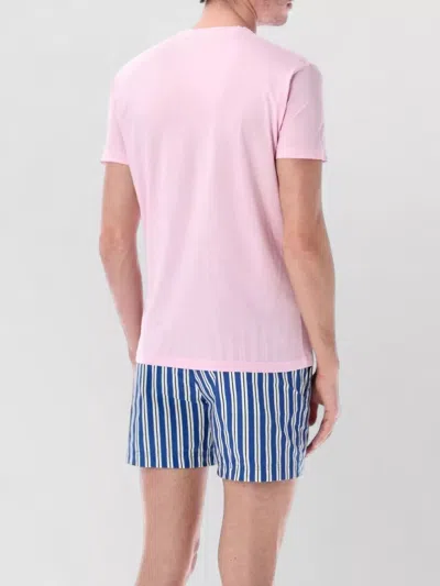 Tom Ford Mens Light Rose Relaxed-fit Crew-neck Cotton And Silk-blend T-shirt In Neutral