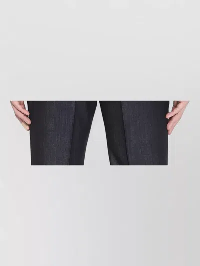 Lardini Virgin Wool Jacket Regular Fit In Blue
