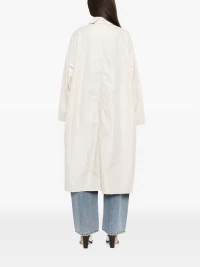 Ych Single-breasted Coat In White