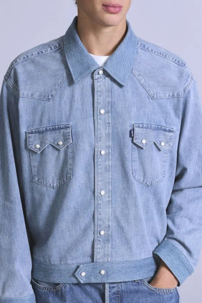 Levi's Customized Sawtooth Jacket In Blue
