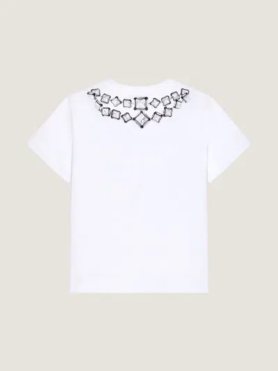 Givenchy Deconstructed Crystals-print T-shirt In White