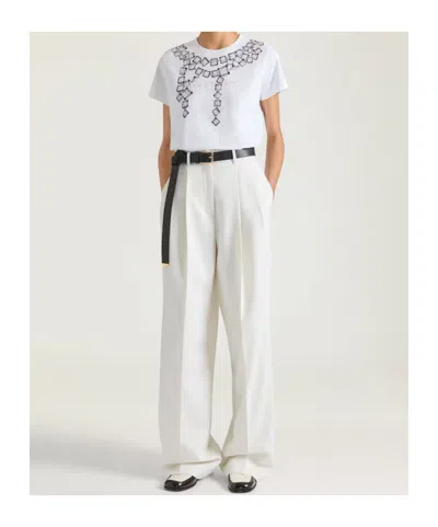 Givenchy Deconstructed Crystals-print T-shirt In White