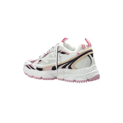 Off-white Multicolor Polyester Athletic Sneakers In Multi