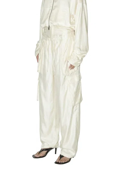Nvl-garde Double Layer Cargo Pants In White