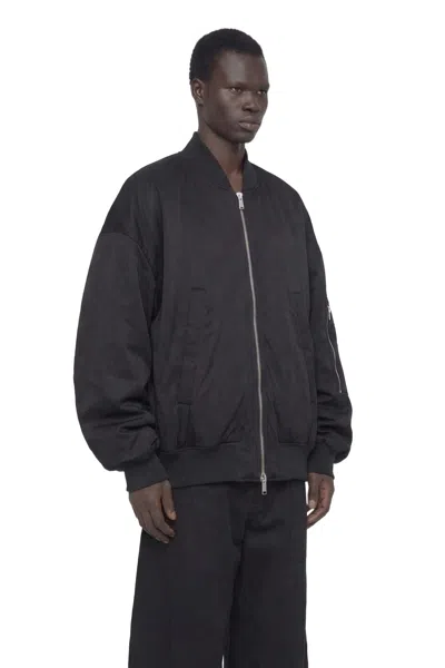 Nvl-garde Oversized Bomber Jacket In Black