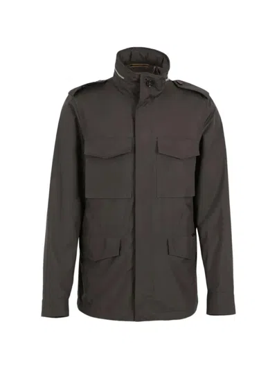 Moorer Buttoned Pocket Jacket In Green