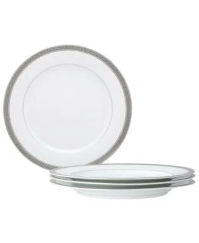 Noritake Crestwood Platinum Dinnerware Collection In White