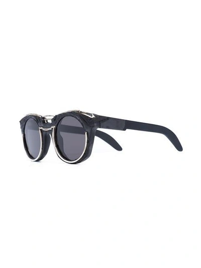 Shop Kuboraum Mask U6 Sunglasses In Black