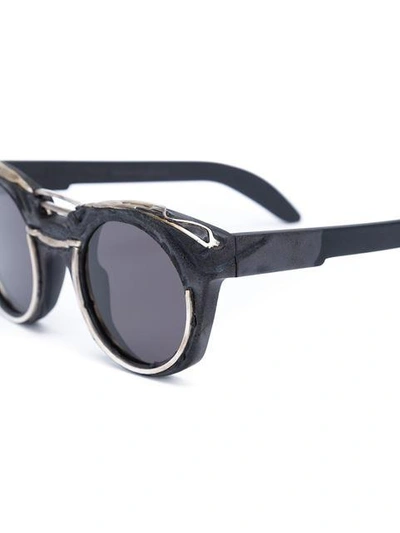 Shop Kuboraum Mask U6 Sunglasses In Black