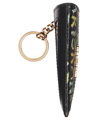 Karl Lagerfeld Key Ring Card Case In Multi