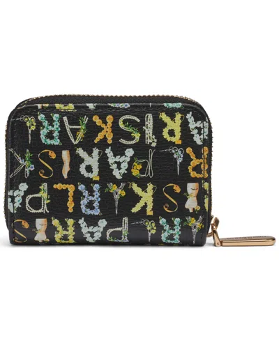 Karl Lagerfeld Zip Around Mini Wallet In Multi