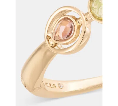 Anne Klein Stone Bangle Bracelet In Multi