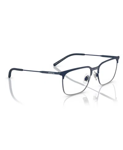 Arnette 53mm Rectangle Optical Glasses In Black