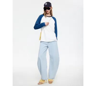 Lioness Kravitz Baseball Tee In Blue