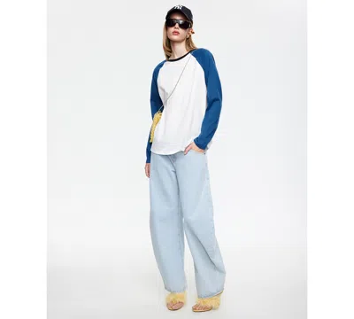 Lioness Kravitz Baseball Tee In Blue