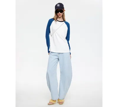Lioness Kravitz Baseball Tee In Blue