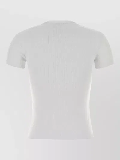 Off-white Fitted Tee In White