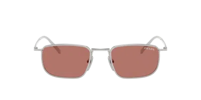Prada Square Frame Sunglasses In Blue