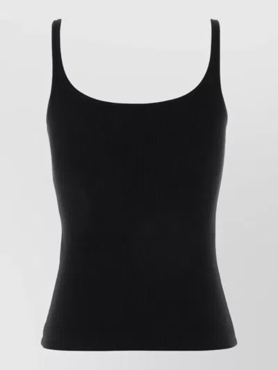 Off-white Off White Off Stamp Rib Tank Top Black White