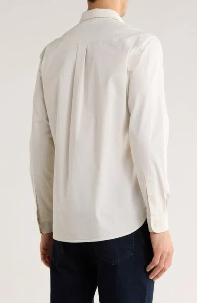 Nordstrom Solid Oxford Button-up Shirt In Neutral