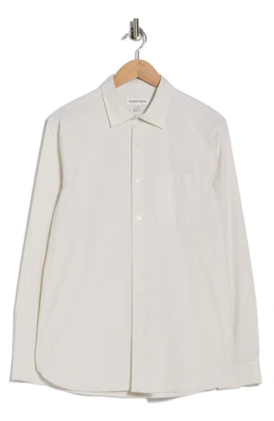 Nordstrom Solid Oxford Button-up Shirt In Neutral