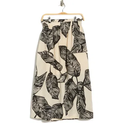 Ellen Tracy Pull On Midi Skirt In White