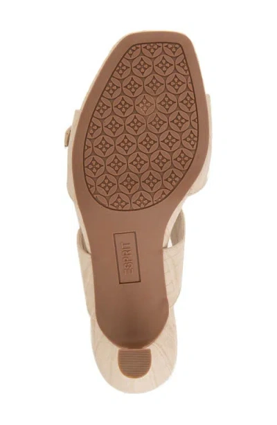 Esprit Cloud Sandal In Neutral