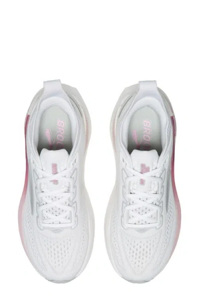 Brooks Womens  Glycerin 23 In White/grey