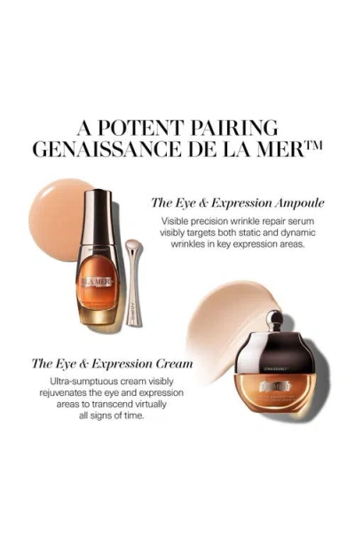 La Mer Genaissance De  The Eye And Expression Ampoule, 0.67 Oz. In Transparent