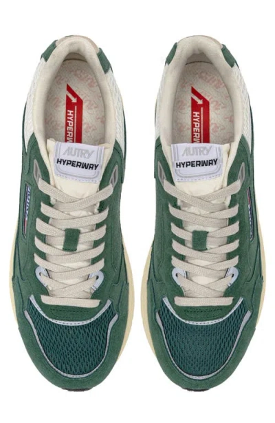 Autry Hyperway Low Sneaker In Green