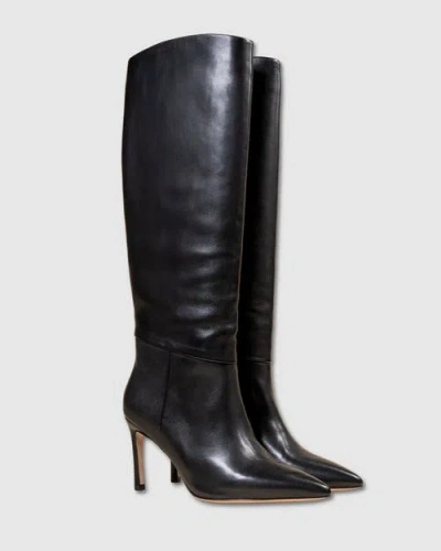 Mi/mai Coco Stiletto Long Boot In Black