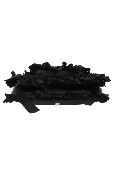 Simone Rocha Pillowcase Broderie Anglaise-trimmed Shell Shoulder Bag In Black