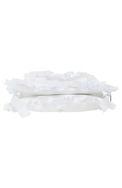 Simone Rocha Pillowcase Ruffled Nylon Shoulder Bag In White