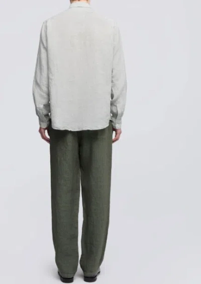 Aspesi Button Front Shirt In Gray