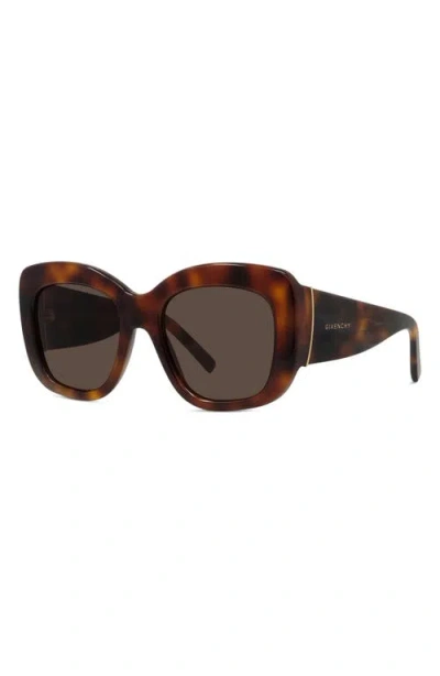 Givenchy Bold 53mm Gradient Butterfly Sunglasses In Brown