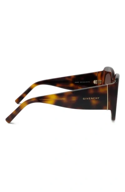 Givenchy Bold 53mm Gradient Butterfly Sunglasses In Brown