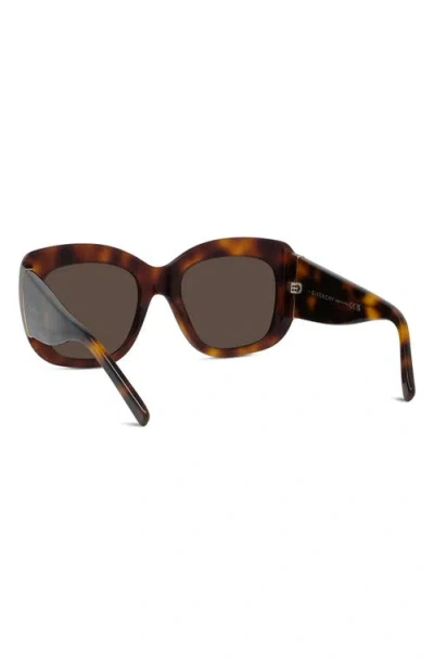 Givenchy Bold 53mm Gradient Butterfly Sunglasses In Brown