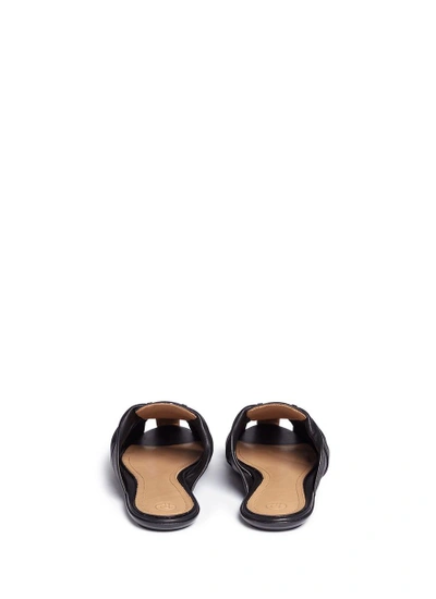 Shop The Row 'capri' Knotted Nappa Leather Slide Sandals