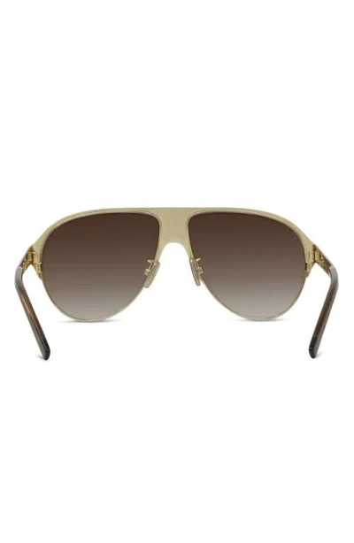 Givenchy 57mm Gradient Pilot Sunglasses In Neutral