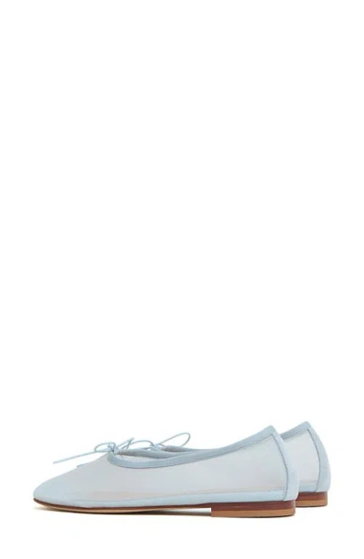 Mansur Gavriel Dream Mesh Ballerina Flat In Blue