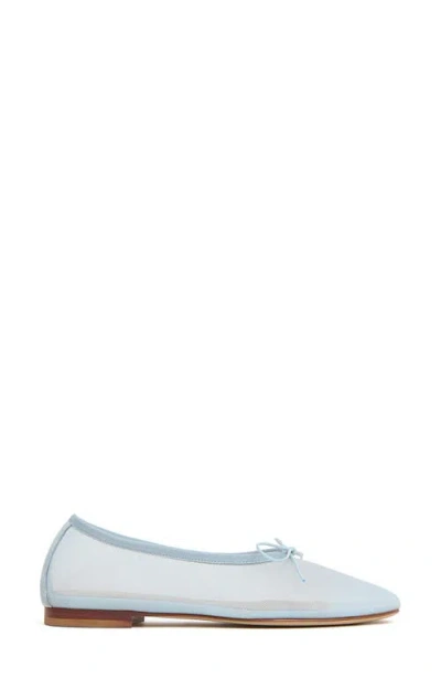 Mansur Gavriel Dream Mesh Ballerina Flat In Blue