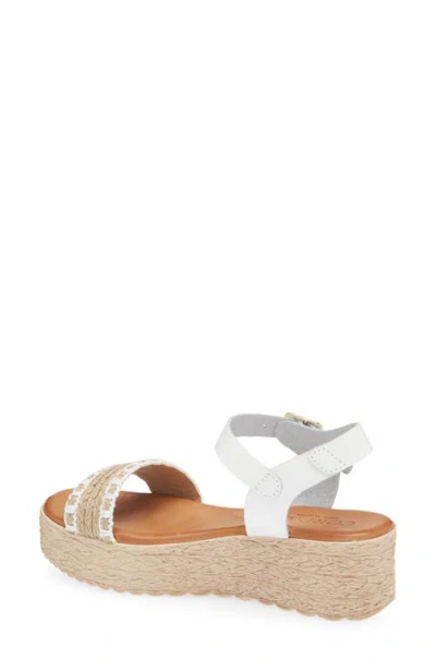Cordani Bryce Platform Sandal In White
