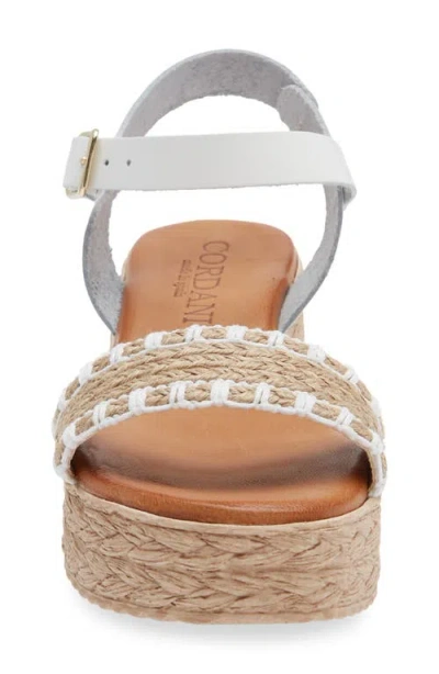 Cordani Bryce Platform Sandal In White